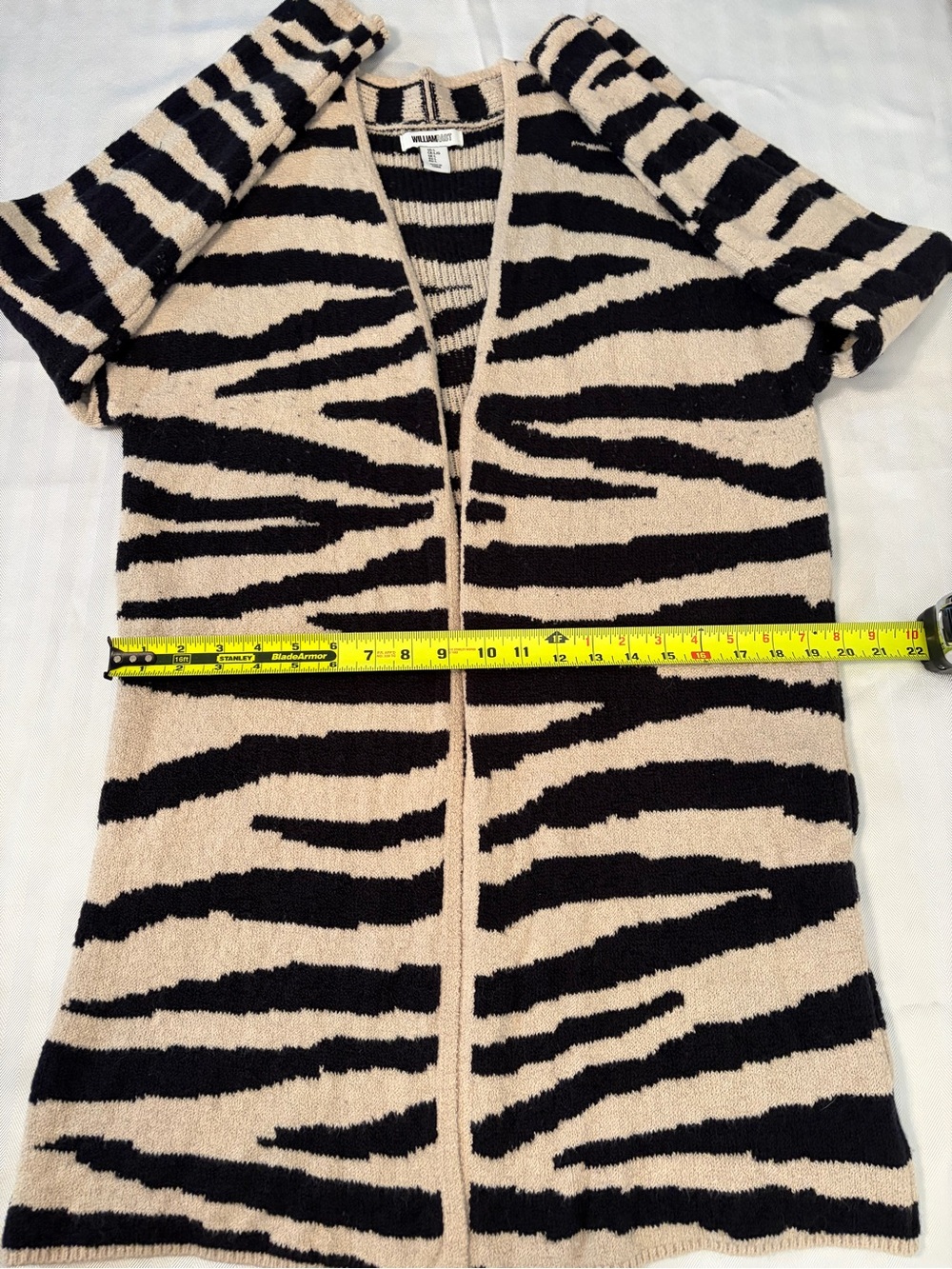 William Rast Open Front Sweater Jacket - Size Large. - Picture 7 of 12
